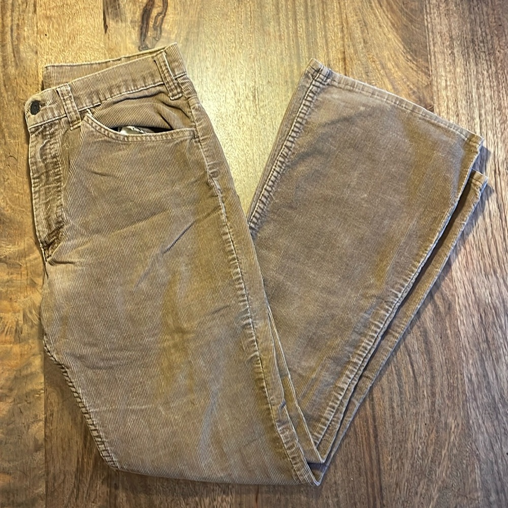 MEN’S LEVI’S Vintage Light Brown Western Bootcut Corduroy Pant - 29x29